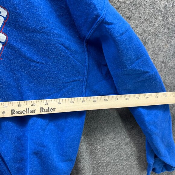 World Series 2016 Hoodie Mens XL Blue Pullover Champions Chicago Cubs Pullover - Picture 5 of 11